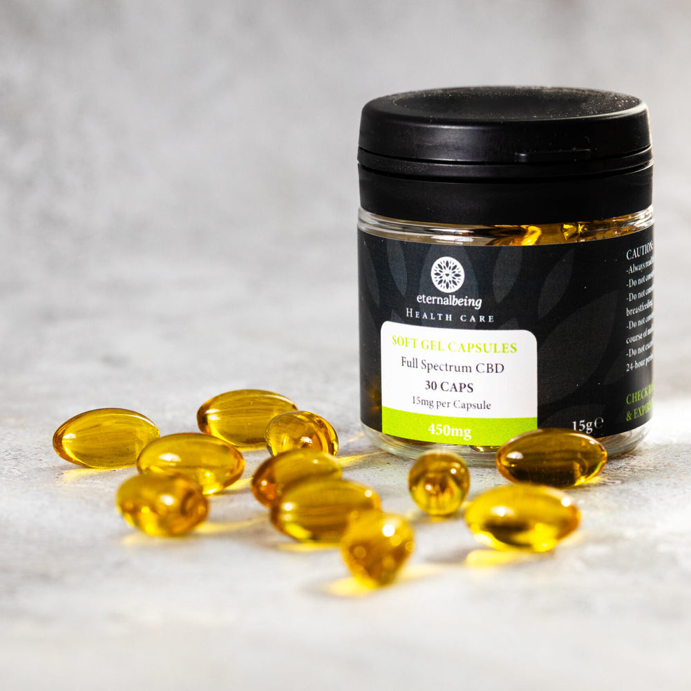 Premium Full Spectrum CBD Softgel Capsules -  450mg